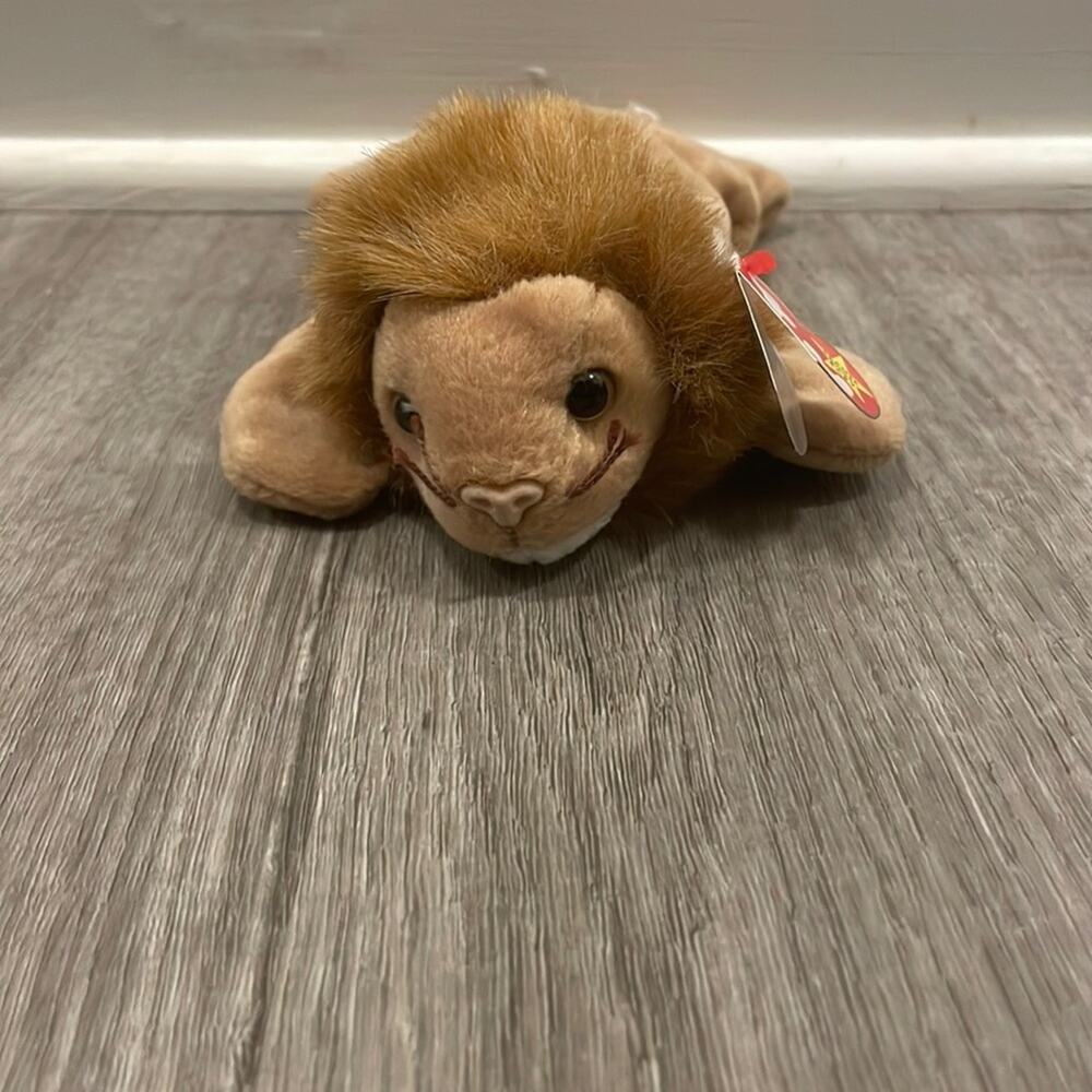 TY Roary beanie babies made with P.V.C. Pellets